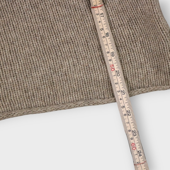 Eileen Fisher Women’s Sweater Boat Neck Yak Wool Blend Beige Size M Crop Style - Picture 5 of 11